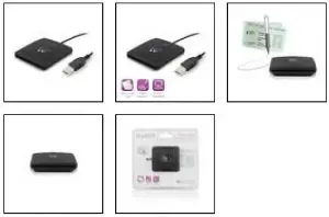 FIG 1 ewent USB 2.0 Smart Card ID Reader
