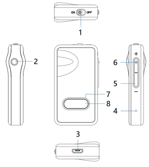 MPOW BH129C Bluetooth Music Receiver - fig