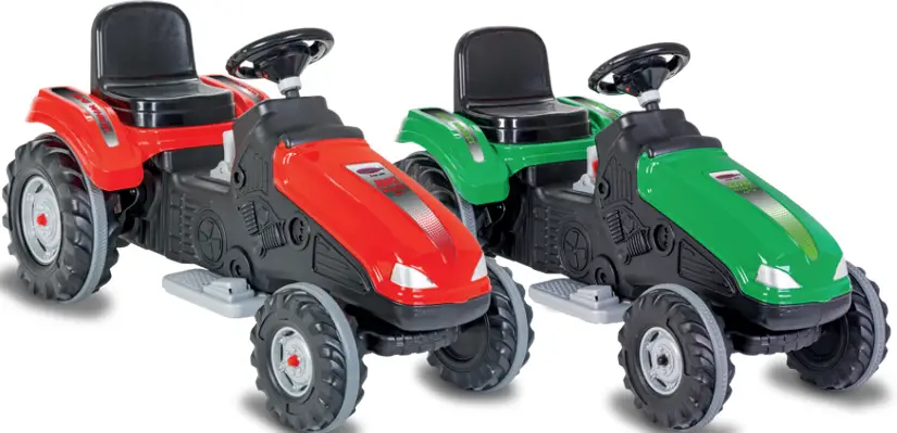 JAMARA 460785 Ride on Traktor 12 V Big Wheel