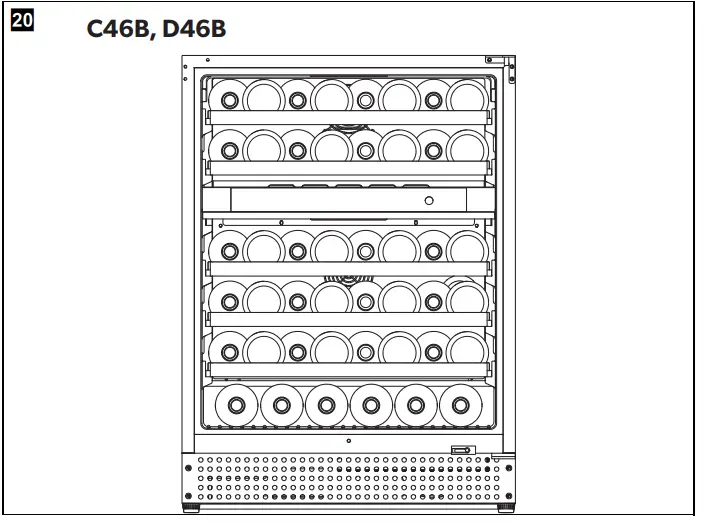 Dometic C18B Wine storage appliance 20