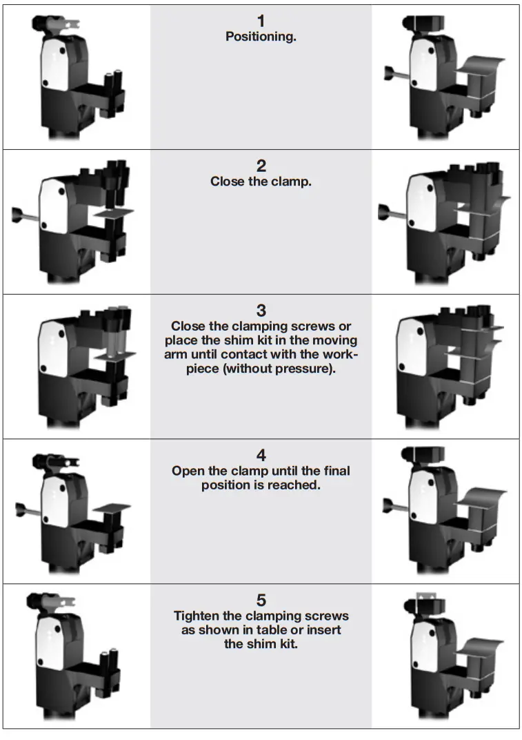 elesa MM BL NK Pneumatic fastening clamps - fig 3