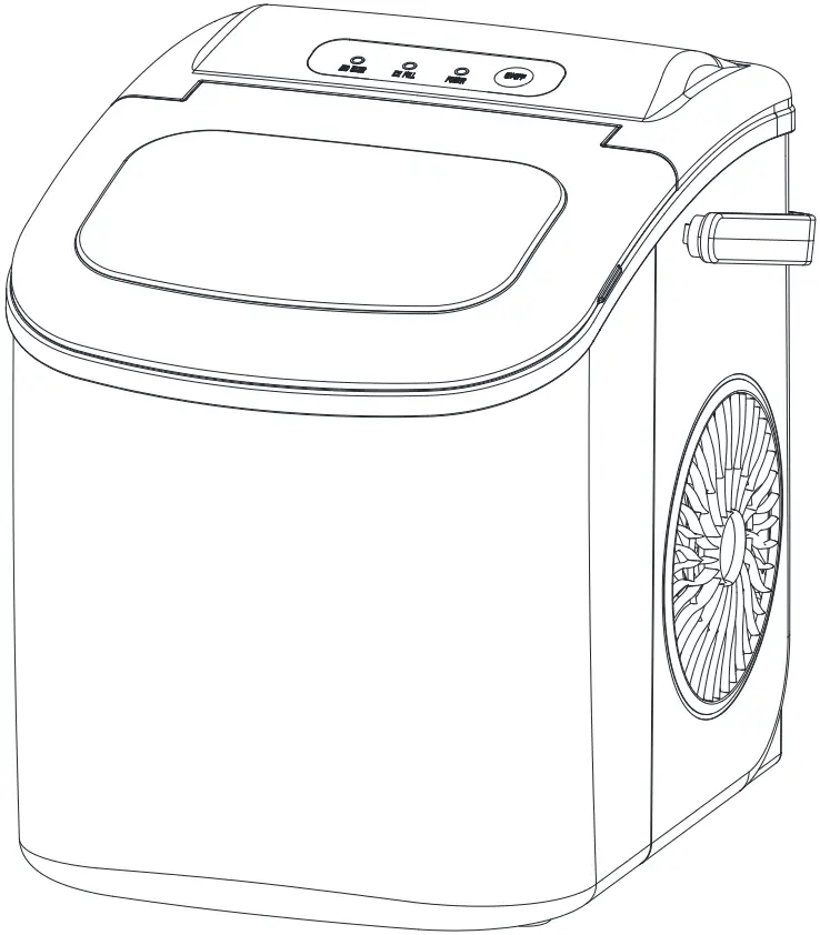 Smod HZB-12 H Portable Automatic Ice Maker A1