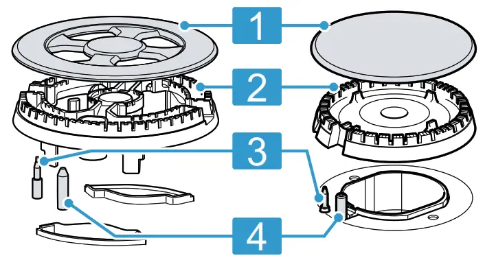NEFF T26BB59N0 Built In Gas Hob - Burner