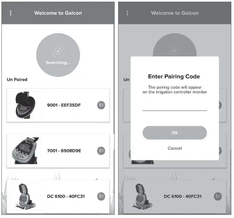 Galcon 7101BT Bluetooth Irrigation Controller - app1