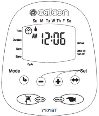 Galcon 7101BT Bluetooth Irrigation Controller - fig7