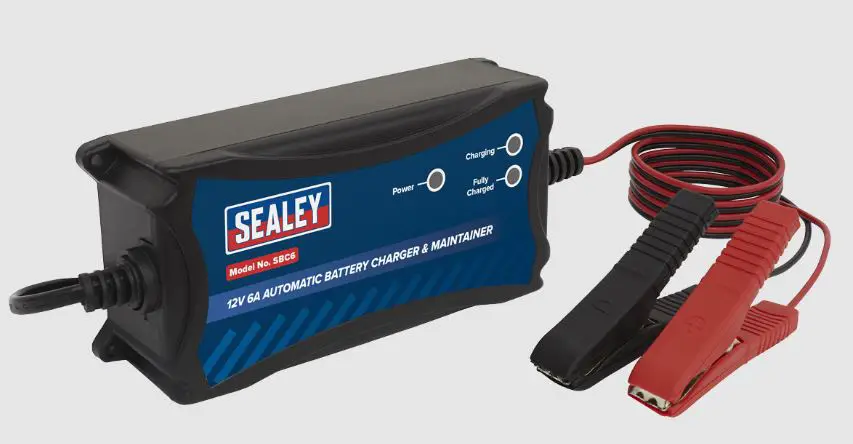 SEALEY SBC6 12V 4A Automatic Battery Charger and Maintainer product