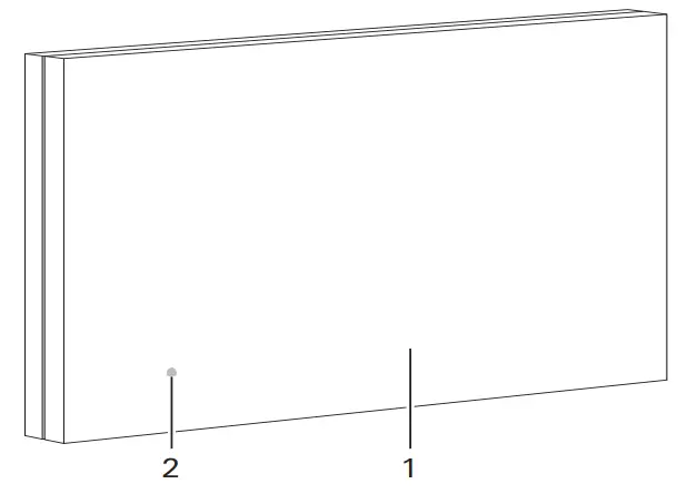 GIRA 52011290 Alarm Control Unit - Front