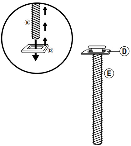 Cozytrix Toilet Seat - Insert the screws