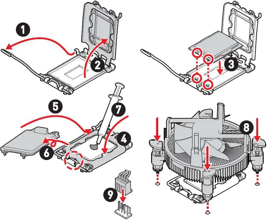 MSI PRO B660-A DDR4 Motherboard 04