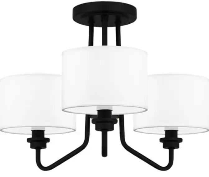 QUOIZEL-QSF5607MBK-Alexa-3-Light-18-inch-Matte-Black-Semi-Flush-Mount-Ceiling-Light-product
