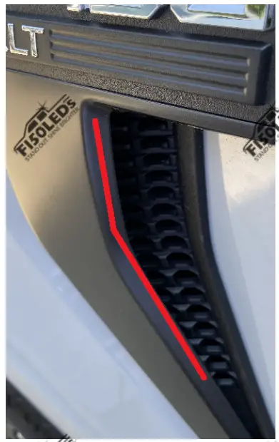 F150 LEDs 2021 2023 F150 Side Vent LED Lighting - fig 1