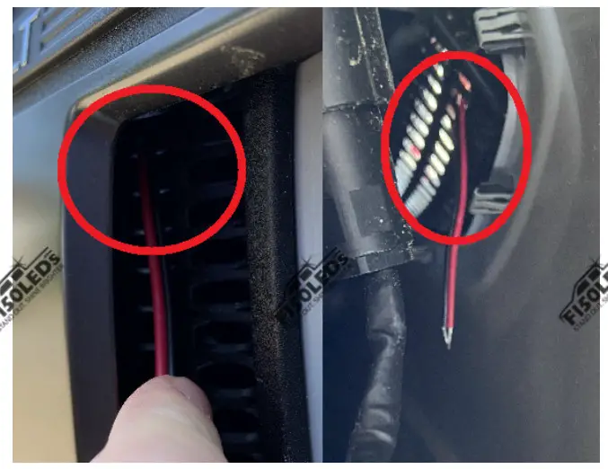 F150 LEDs 2021 2023 F150 Side Vent LED Lighting - fig 2