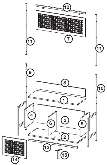 VonHaus-3000318 -Lena-Rattan-Hallway-Storage,-With-Hanging-Hooks-FIG-1