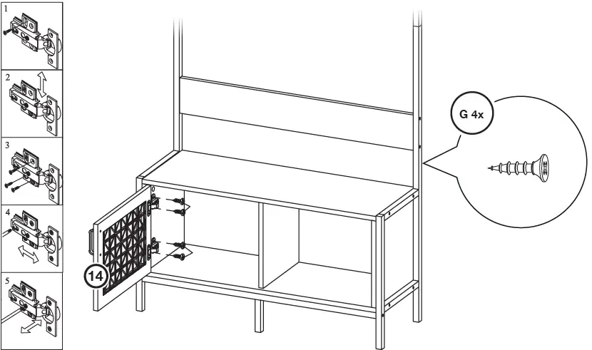 VonHaus-3000318 -Lena-Rattan-Hallway-Storage,-With-Hanging-Hooks-FIG-11