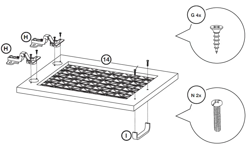 VonHaus-3000318 -Lena-Rattan-Hallway-Storage,-With-Hanging-Hooks-FIG-3