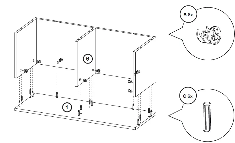VonHaus-3000318 -Lena-Rattan-Hallway-Storage,-With-Hanging-Hooks-FIG-6