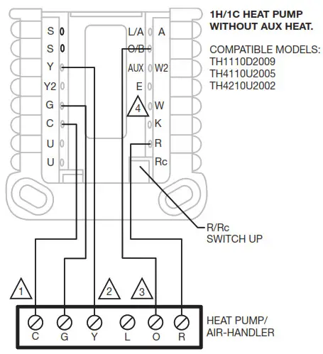 Honeywell Home - Heat Pump without Aux Heat
