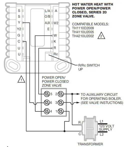 Honeywell Home - Hot Water Heat with Power Open 2