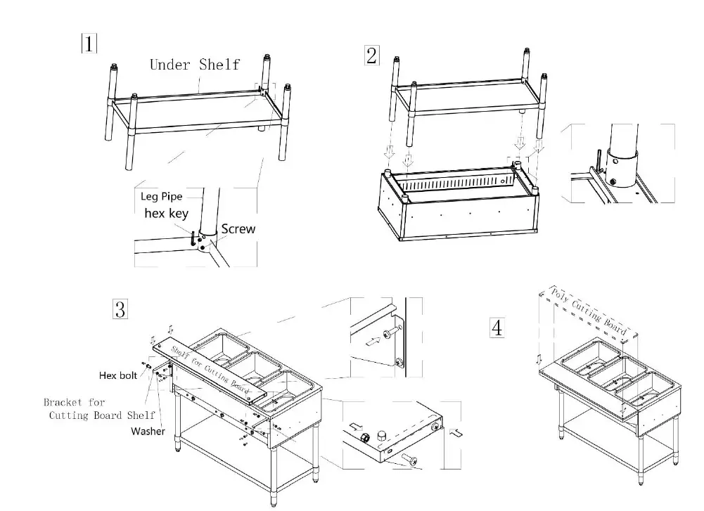 Bevles BVST-2-120, BVST Steam Tables 1