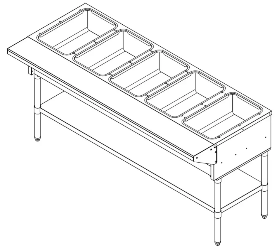 Bevles BVST-2-120, BVST Steam Tables