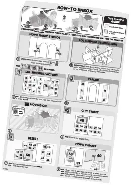 LOL SURPRISE O.M.G Movie Magic -open all the boxes