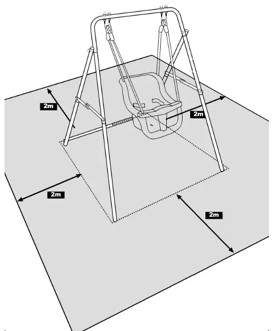 LIFESPAN KIDS Bobcat 2 Foldable Baby Metal Swing Set - STEP 6