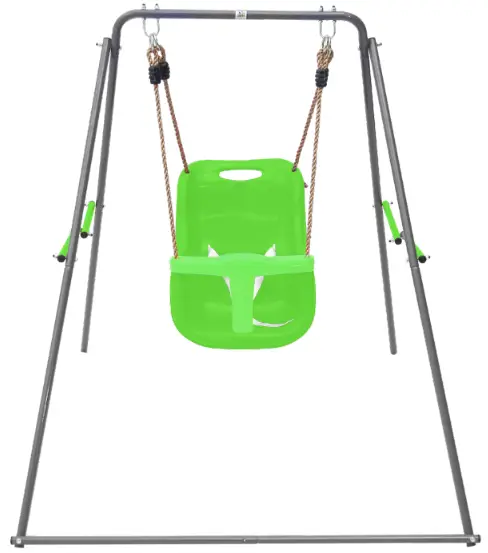 LIFESPAN KIDS Bobcat 2 Foldable Baby Metal Swing Set