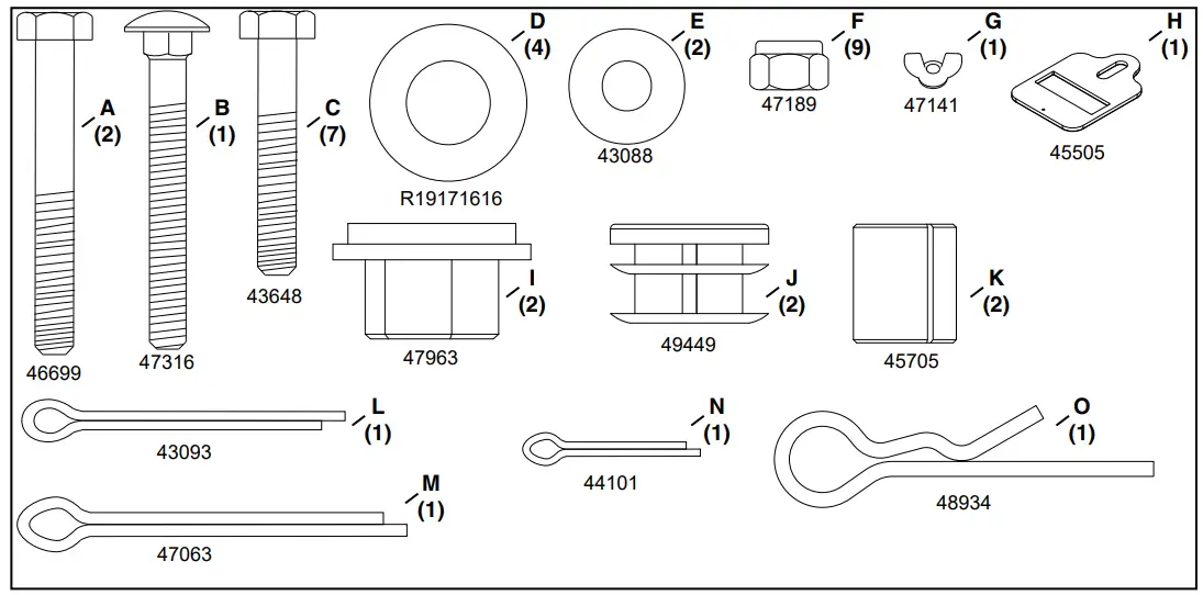 Agri-Fab 45-0531 Deluxe Broadcast Push Spreader - fig 2