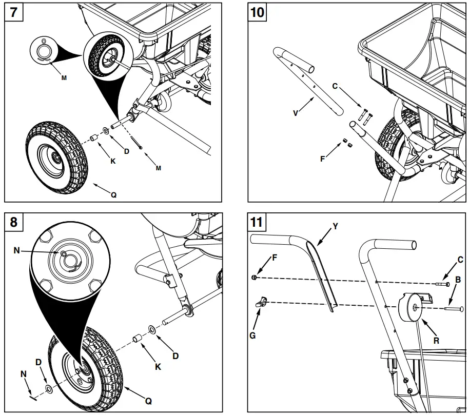 Agri-Fab 45-0531 Deluxe Broadcast Push Spreader - fig 8