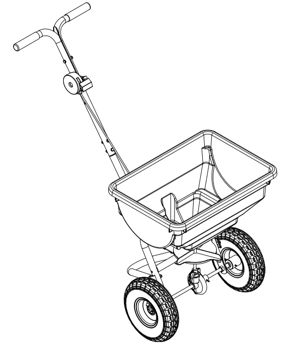 Agri-Fab 45-0531 Deluxe Broadcast Push Spreader
