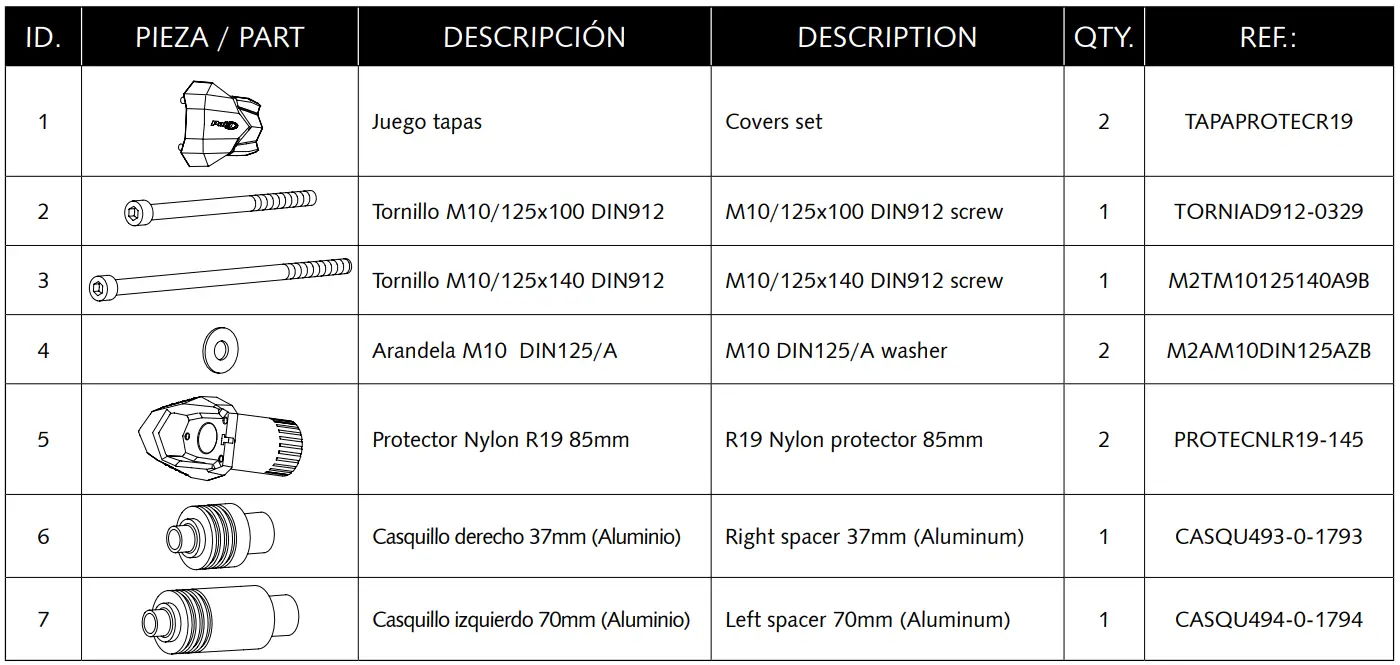 Puig 20669N Yamaha MT-09 ’21 Protector Motor R19-fig2