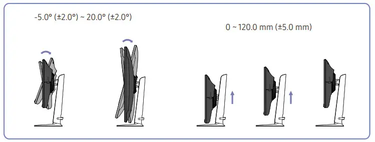 SAMSUNG S24AG30 24 Inchs FHD Gaming Monitor - Height