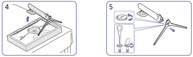 SAMSUNG S24AG30 24 Inchs FHD Gaming Monitor - Removing the Stand 2