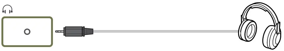 SAMSUNG S24AG30 24 Inchs FHD Gaming Monitor - earphones