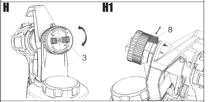 BORMANN BPG9200 Paint gun electric 1200 watt-10