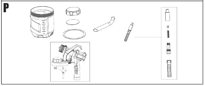 BORMANN BPG9200 Paint gun electric 1200 watt-18