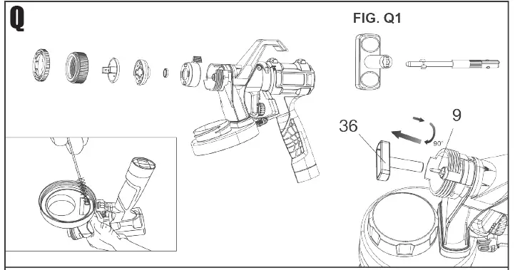 BORMANN BPG9200 Paint gun electric 1200 watt-19