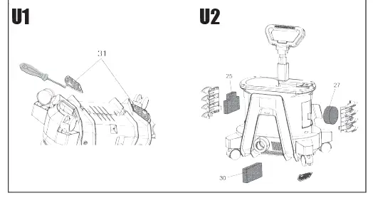 BORMANN BPG9200 Paint gun electric 1200 watt-23