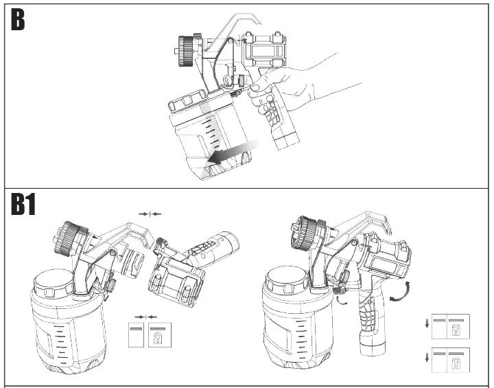 BORMANN BPG9200 Paint gun electric 1200 watt-3