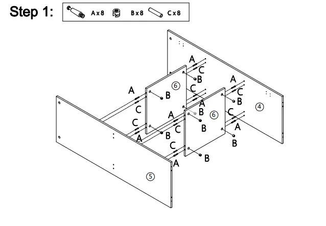 Kmart 43029709 CAPSULE CABINET -HARDWARE STAP 1