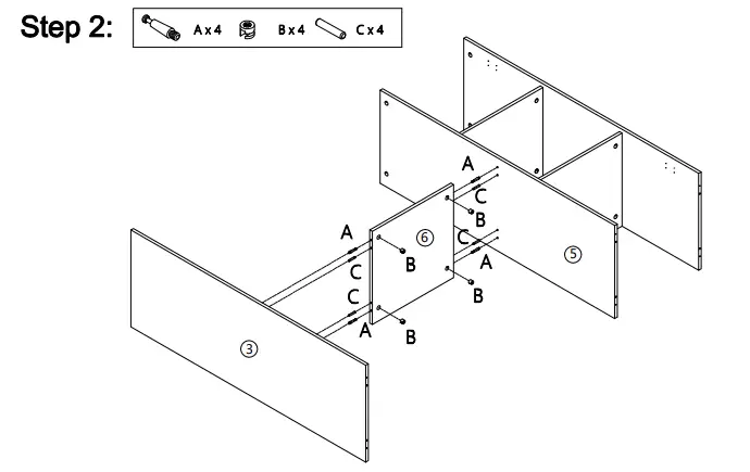 Kmart 43029709 CAPSULE CABINET -HARDWARE STAP 2