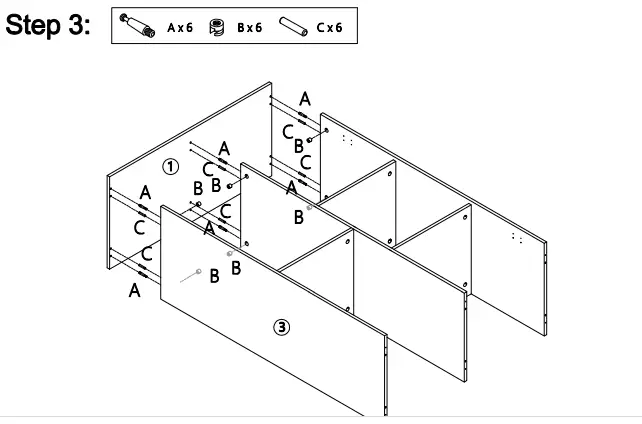 Kmart 43029709 CAPSULE CABINET -HARDWARE STAP 3