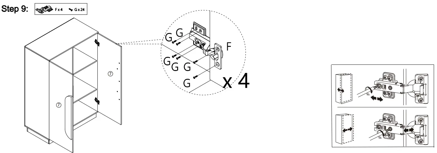 Kmart 43029709 CAPSULE CABINET -HARDWARE STAP 9