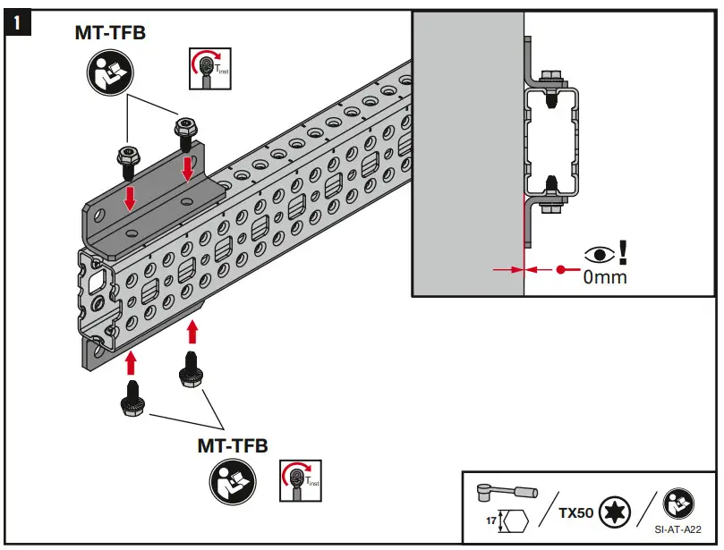 HILTI MT-B-G AS OC Modular Support System - Figure 2