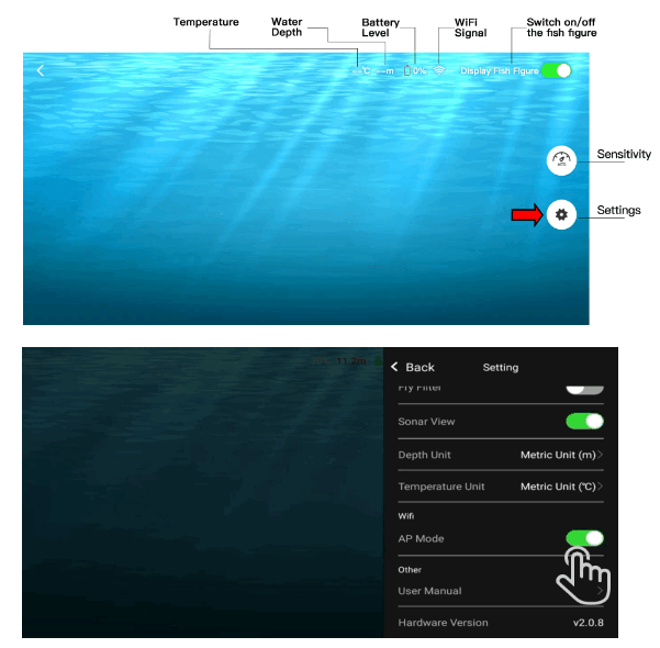 RIPPTON HYDROBAT Smart Fish Finder - 4