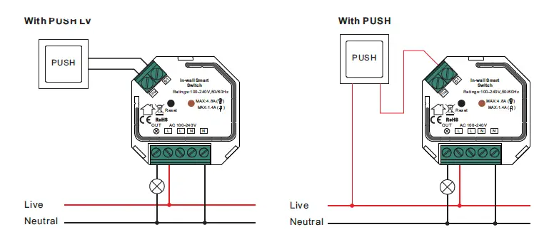 SUPERLED SR-ZG9100A-S ZigBee In Wall Smart Switch FIG 12