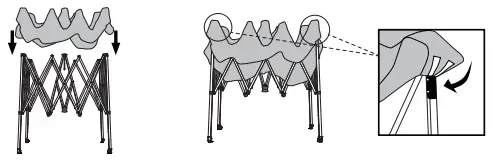 Attach the canopy top