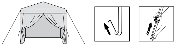 Remove stakes from the ground