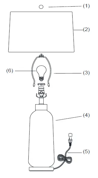 TREND-TT80165-Home-Brass-Table-Top-Lamp-fig-1