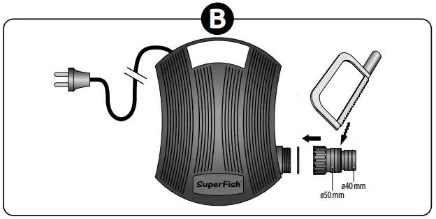 SuperFish PondECO Plus RC 26000 Electronic Filter Pump with Remote Control-FIG3